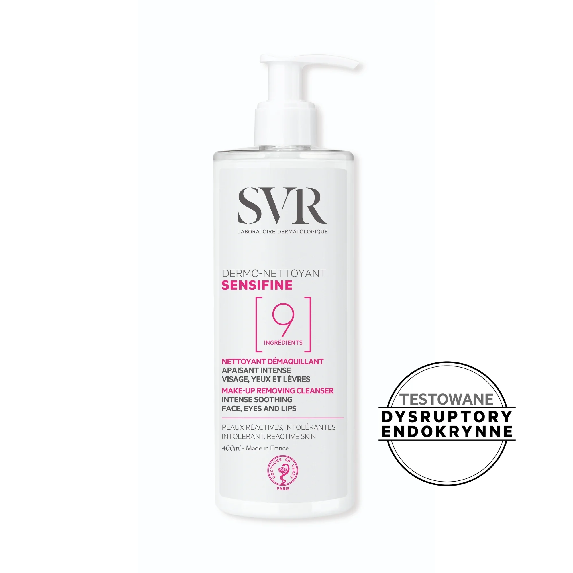 SVR Sensifine Dermo-Nettoyant płyn do demakijażu, 400 ml
