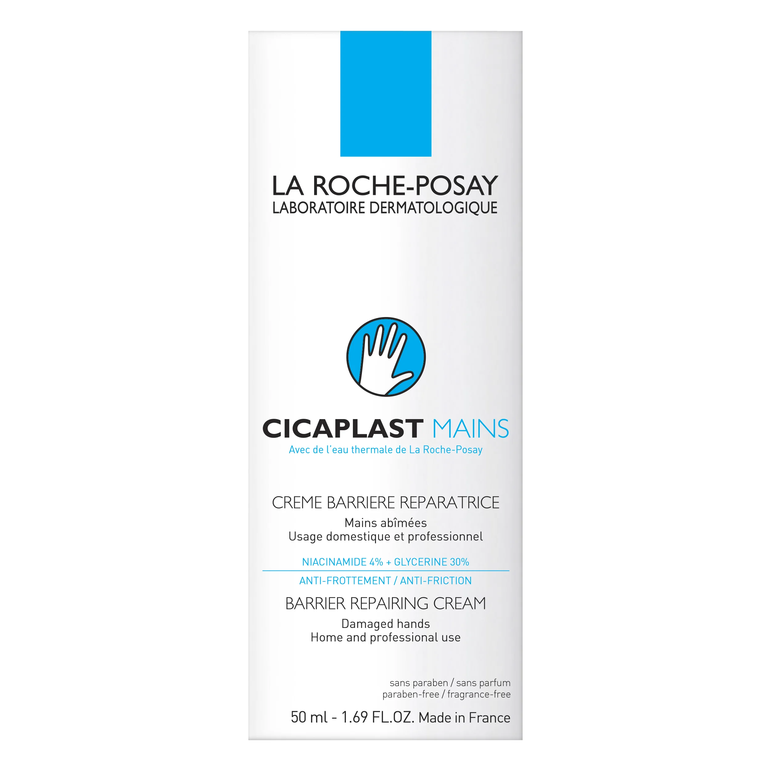 La Roche-Posay Cicaplast regenerujący, barierowy krem do rąk, 50 ml