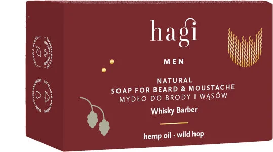 Hagi Whisky Barber mydło do brody i wąsów Hagi Whisky Barber mydło do brody i wąsów