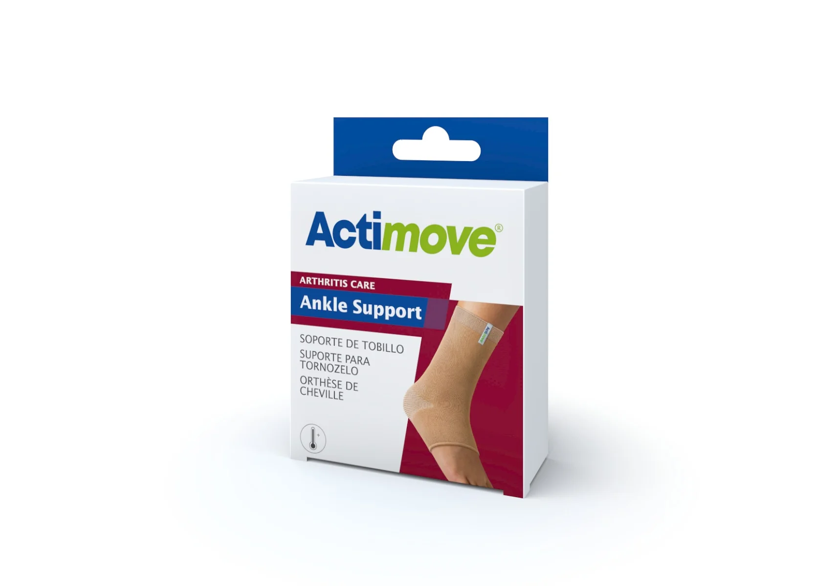 Actimove Arthritis Care Opaska stawu skokowego dla osób z zapaleniem stawów, beżowa, S, 1 szt.