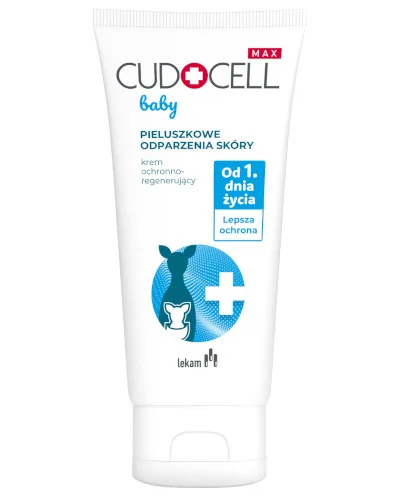 Cudocell Max Baby krem ochronno-regenerujący na pieluszkowe odparzenia skóry, 40 g