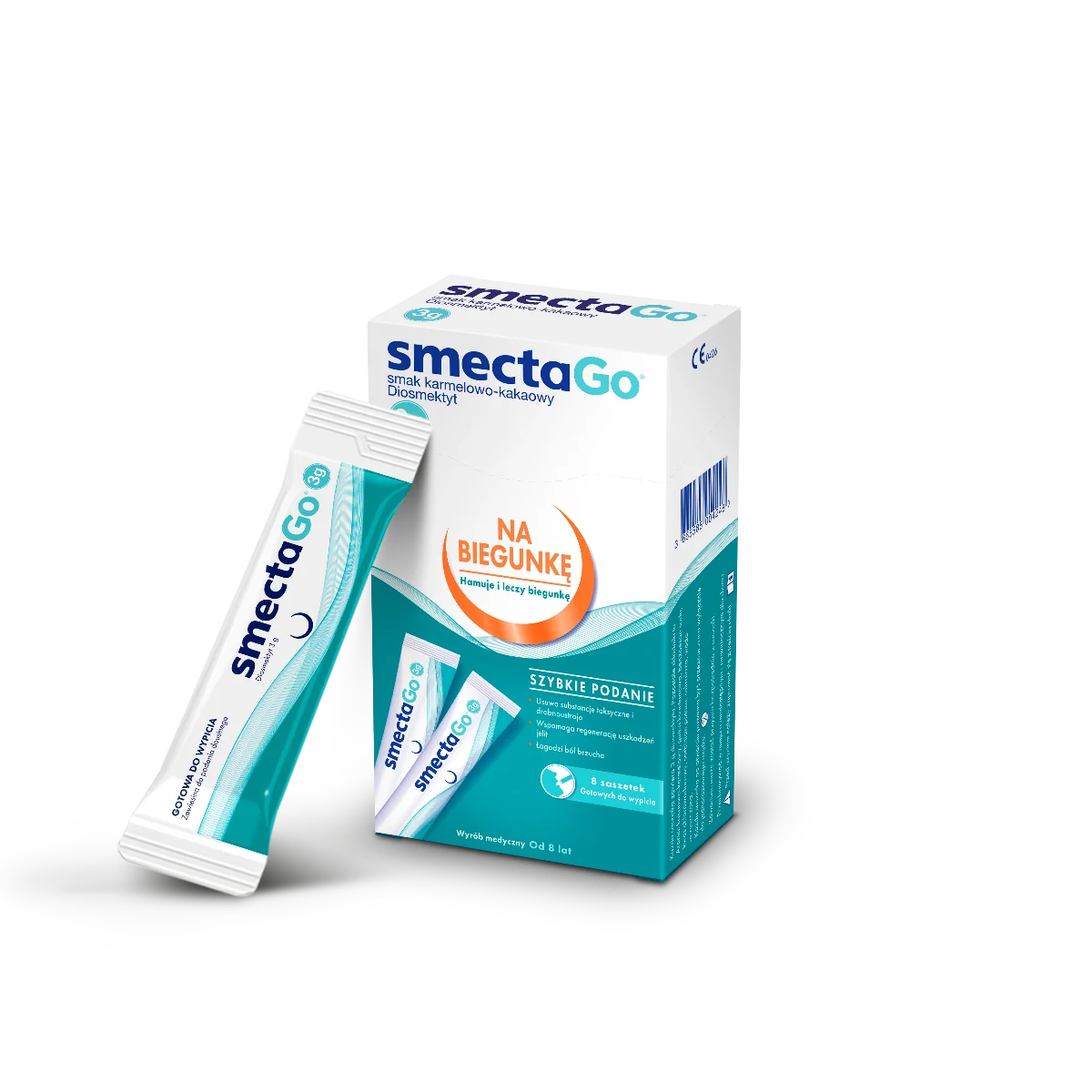 SmectaGO zawiesina doustna, 8 saszetek