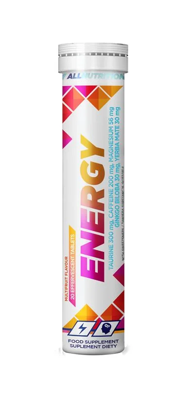 Allnutrition Energy Multifruit 20 tabletek musujących