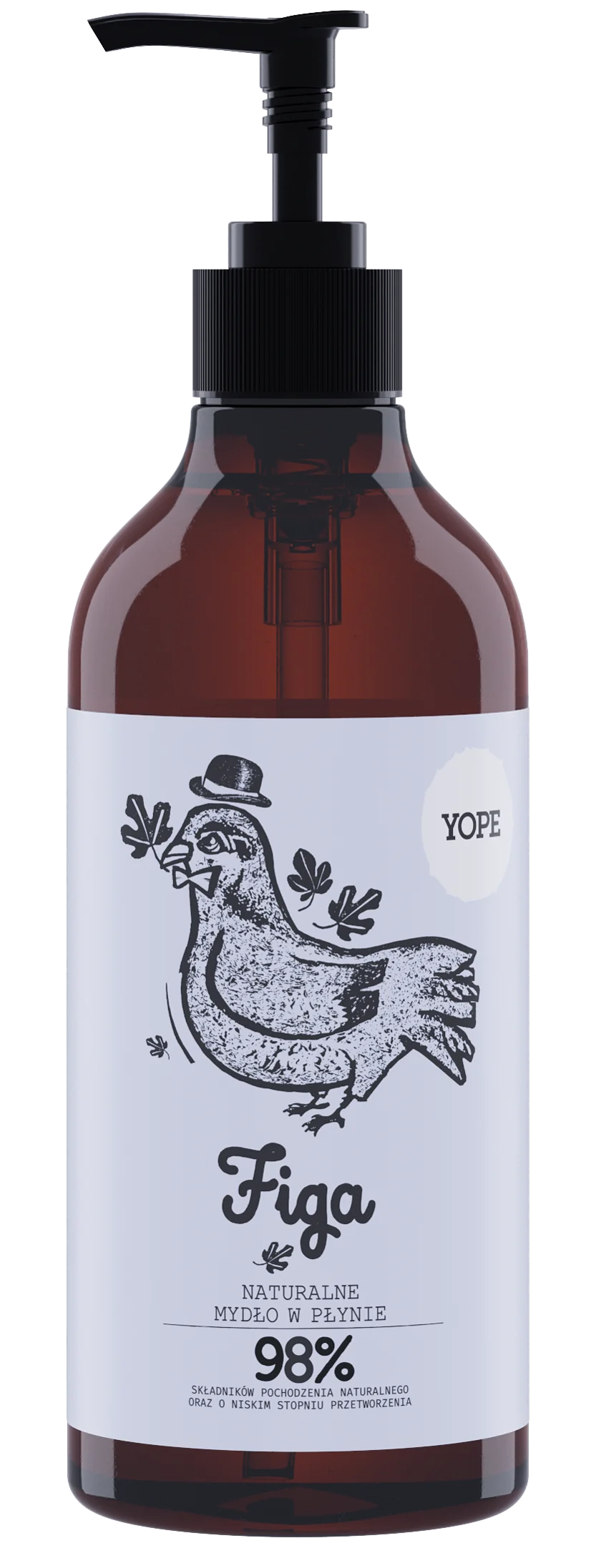 Yope Figowe, naturalne mydło w płynie, 500 ml