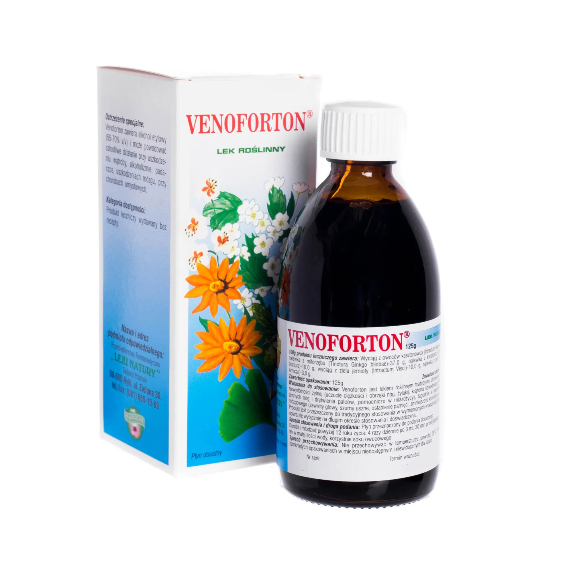 Venoforton, płyn doustny, 125 ml