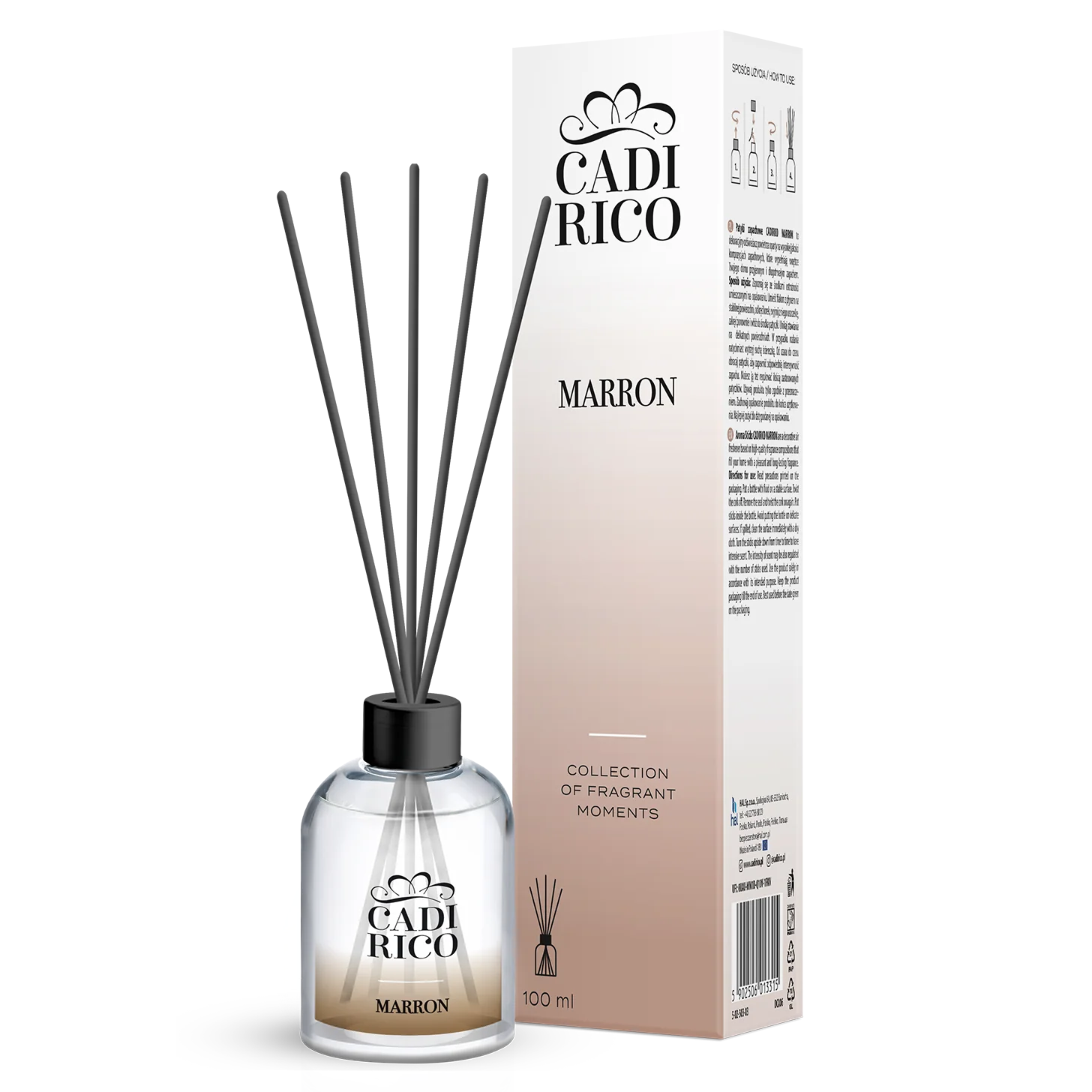 Cadirico patyczki zapachowe Perfume Marron, 100 ml