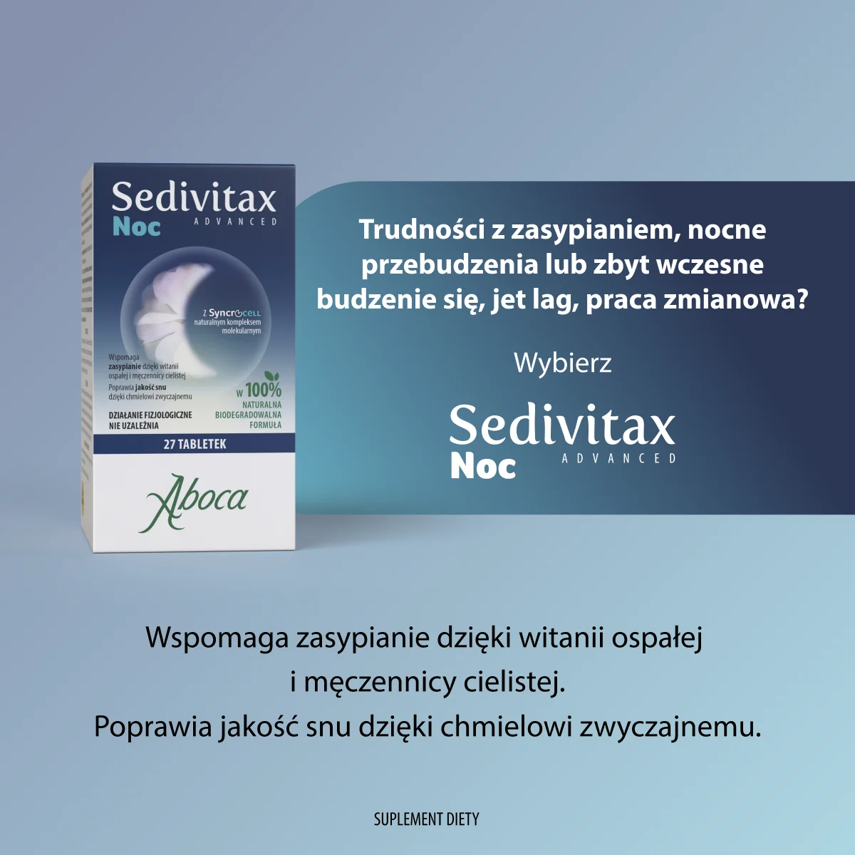Sedivitax Advanced Noc 27 tabletek