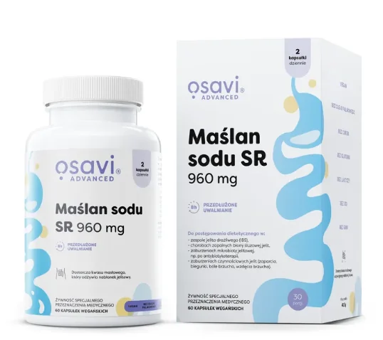 Osavi Maślan Sodu SR 60 kapsułek wegańskich