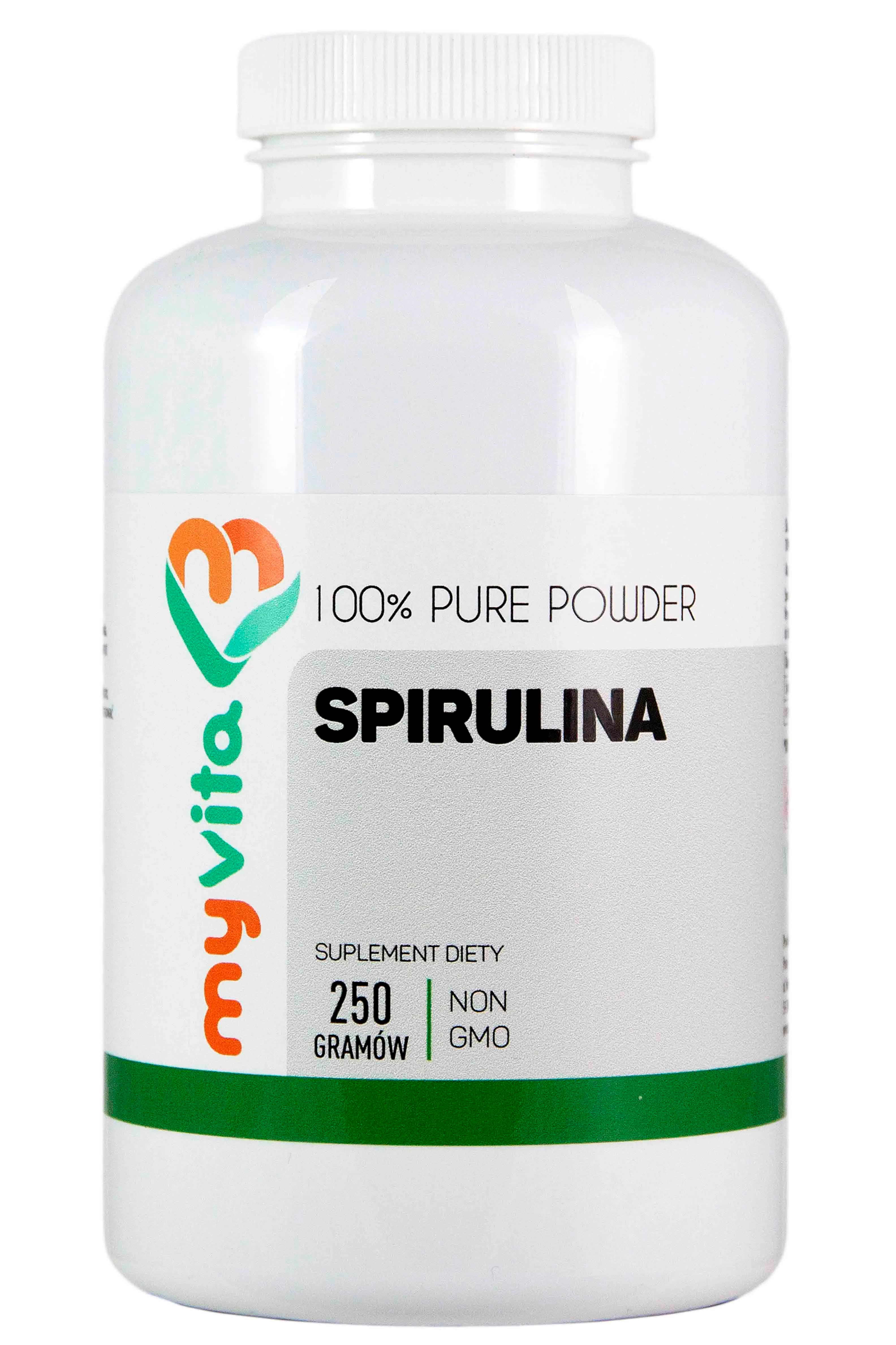 MyVita, Spirulina algi 250mg, suplement diety, proszek, 250g