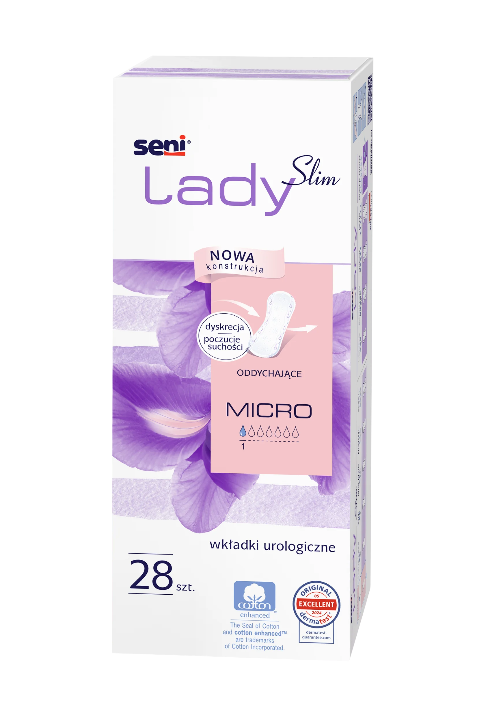 Seni Lady Slim Micro wkładki urologiczne dla kobiet, 28 szt.