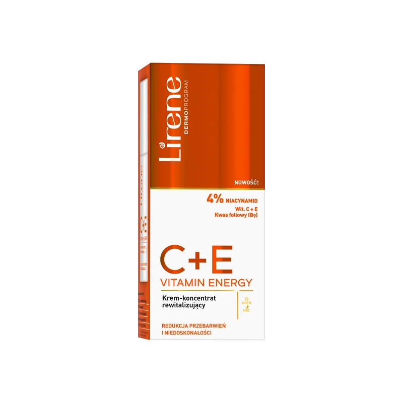 Lirene C+E VITAMIN ENERGY krem-koncentrat rewitalizujący, 40 ml