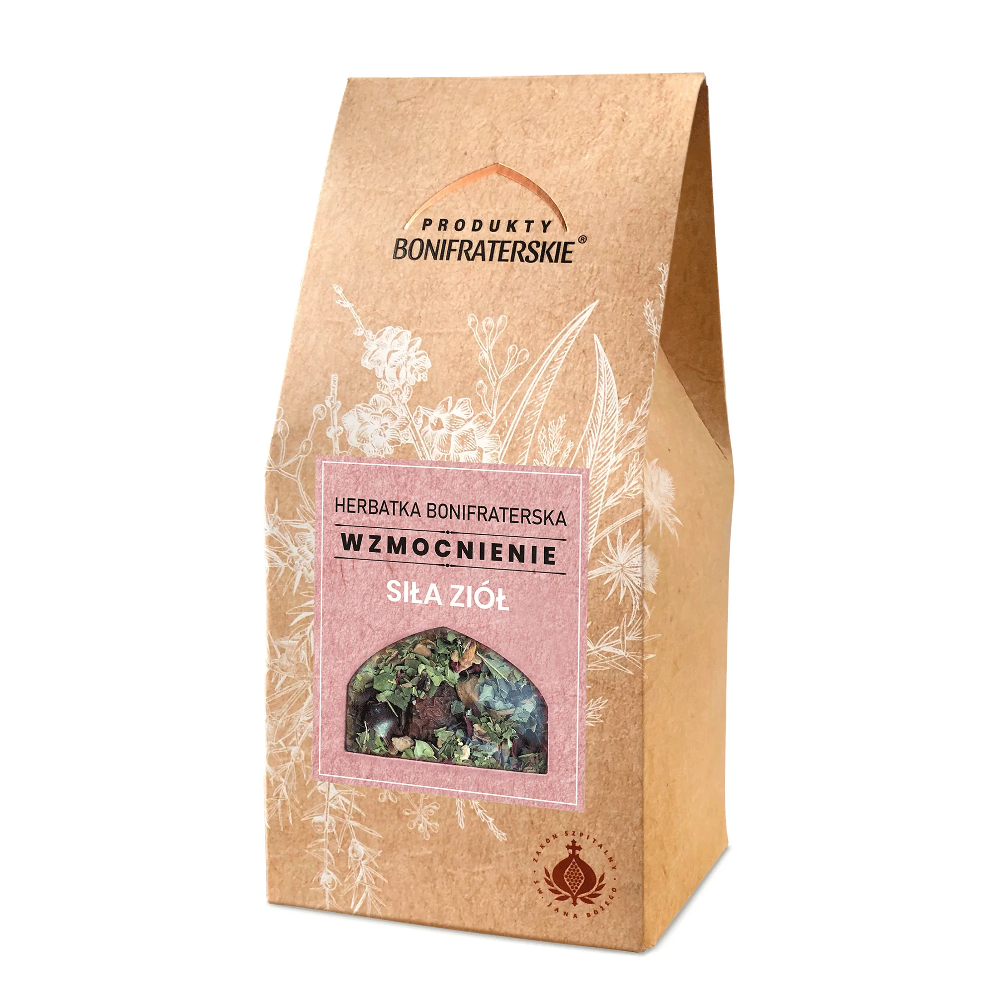 Produkty bonifraterskie Siła Ziół Wzmocnienie herbatka bonifraterska 100 g