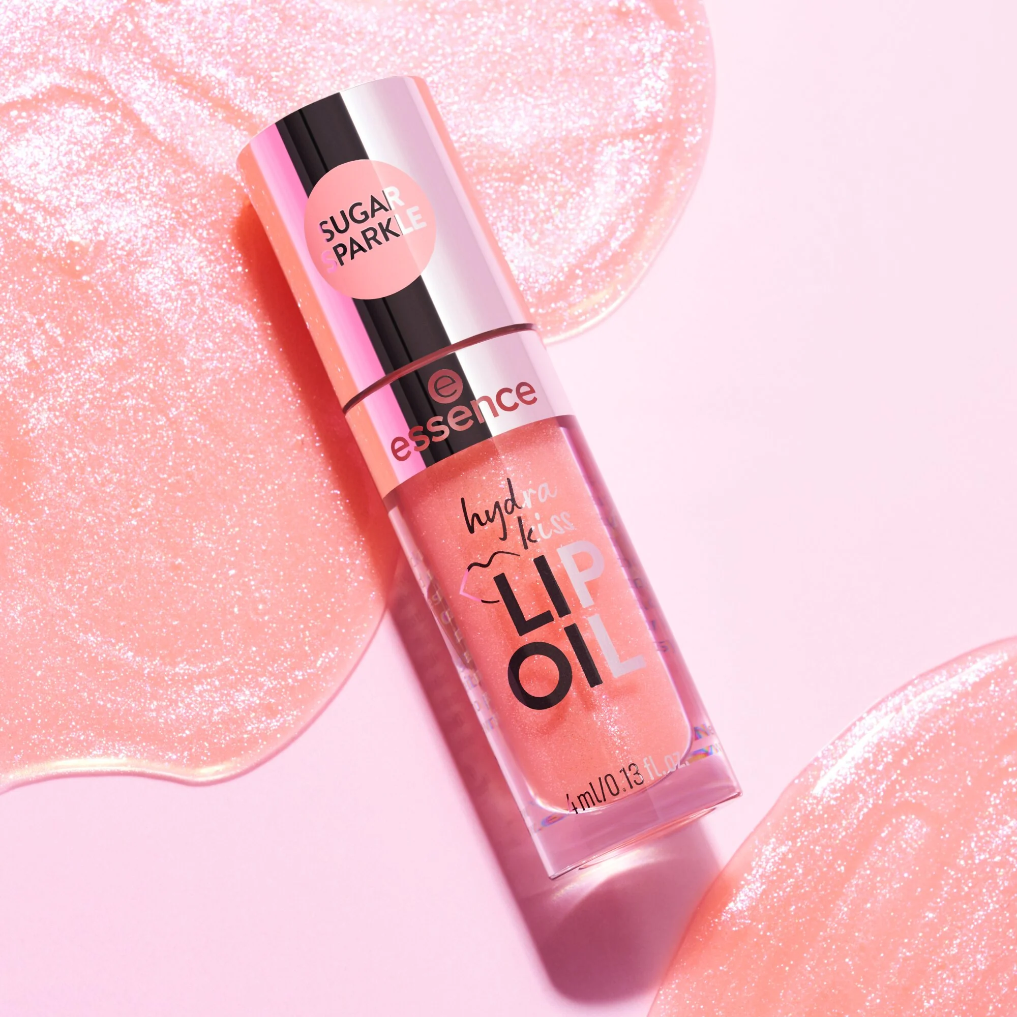 Essence Hydra Kiss Lip Oil olejek do ust 10 Sugar Sparkle, 4 ml