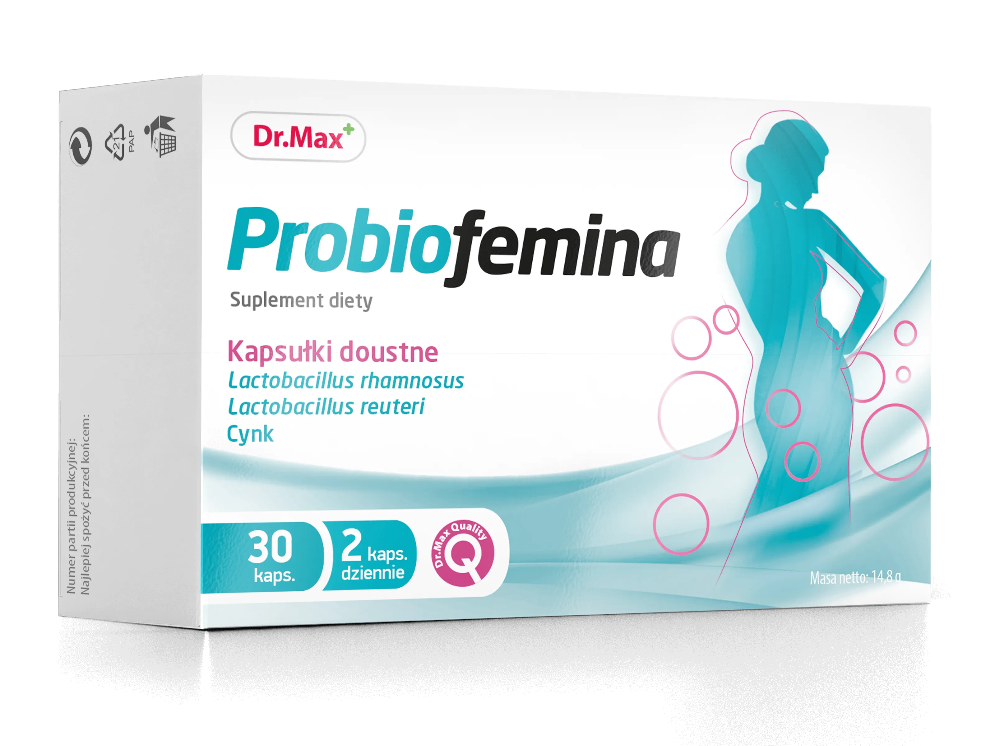 Probiofemina Dr.Max, suplement diety, 30 kapsułek