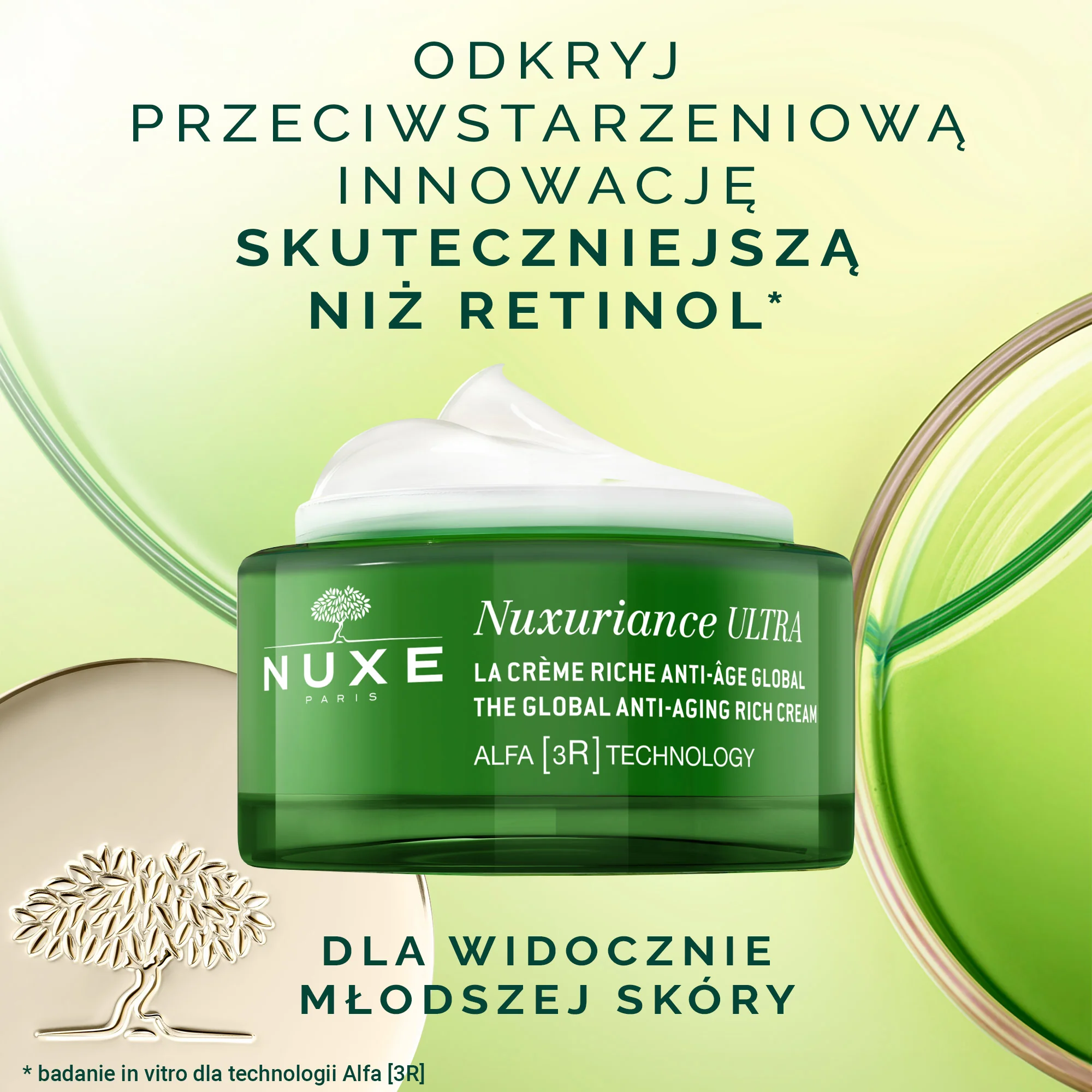 NUXE Nuxuriance Ultra bogaty krem do twarzy przeciwstarzeniowy na dzień, 50 ml