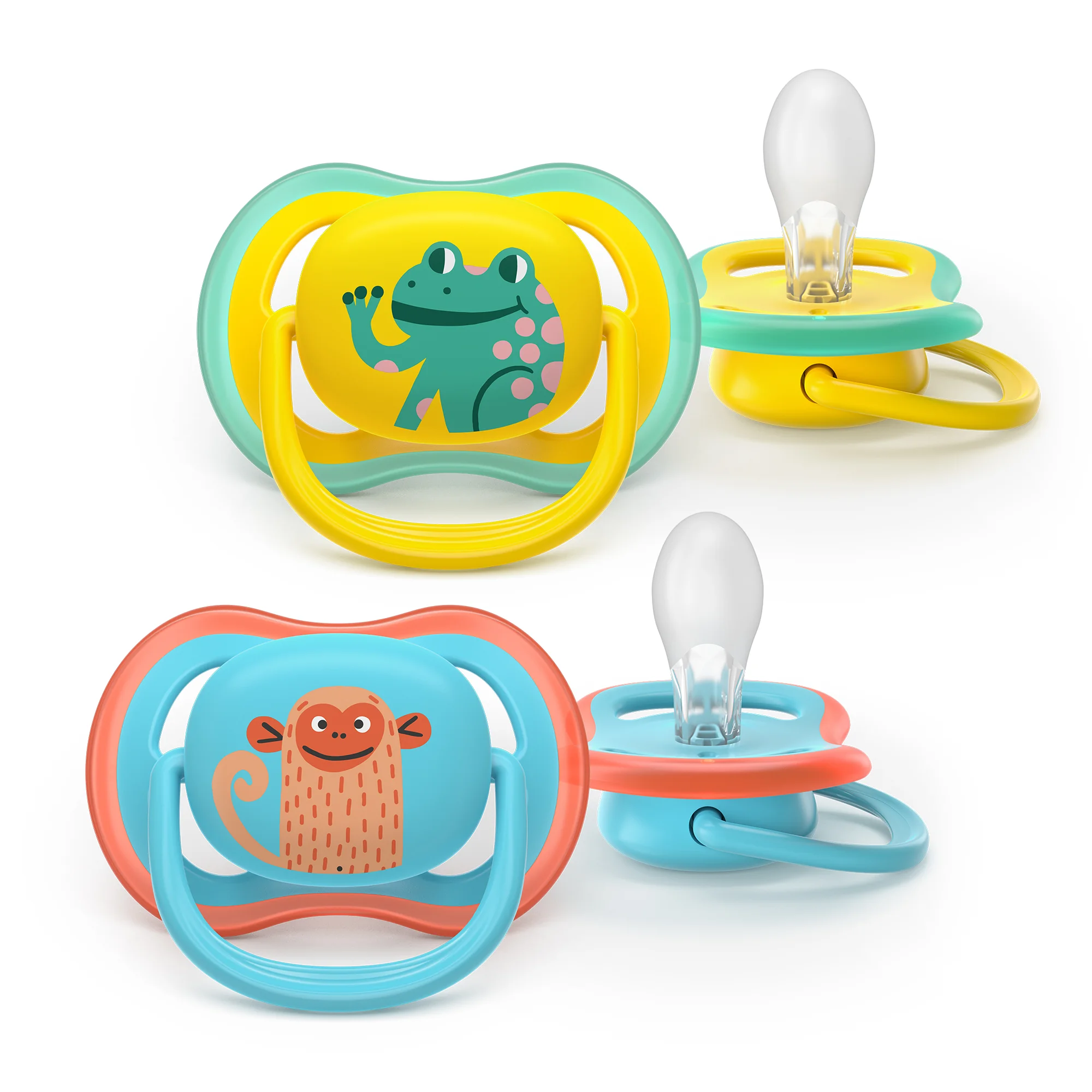 Philips Avent Ultra Air ortodontyczny smoczek uspokajający 18m+, 2 sztuki