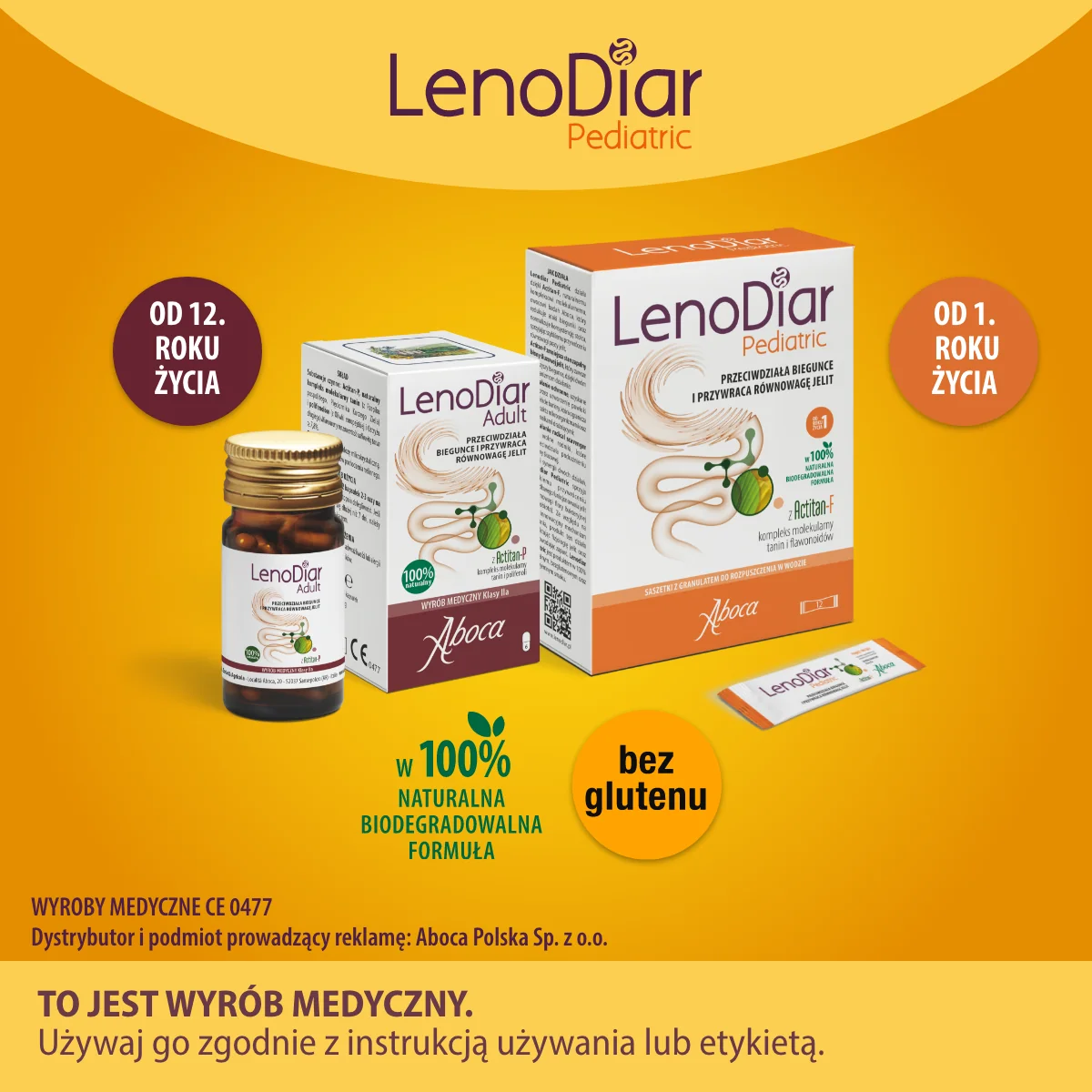 Lenodiar Pediatric, 12 saszetek