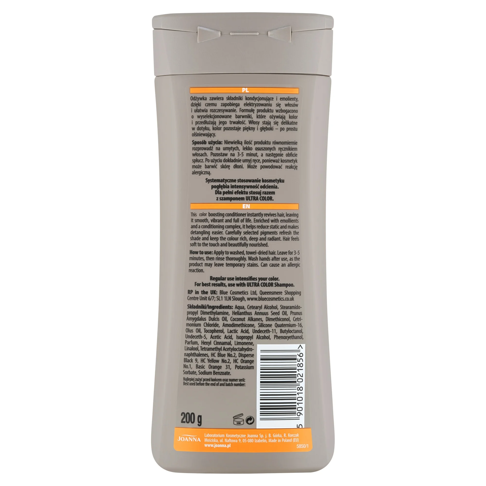 Joanna Ultra Color odżywka odcienie rudego, 200 g