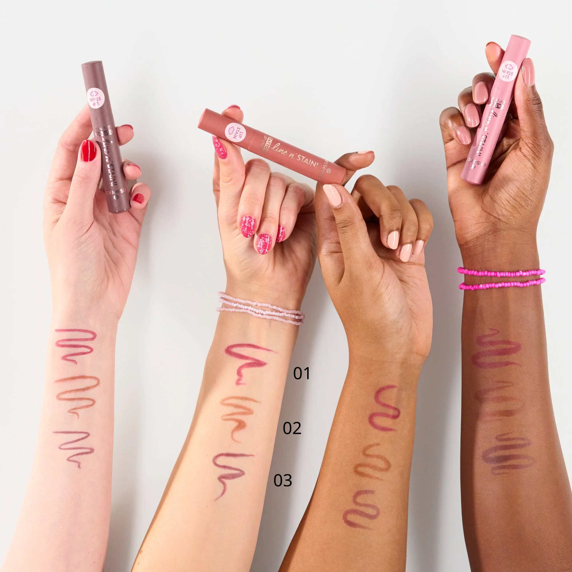 Essence line n'STAIN długotrwała konturówka do ust w płynie 03, 2,5 ml