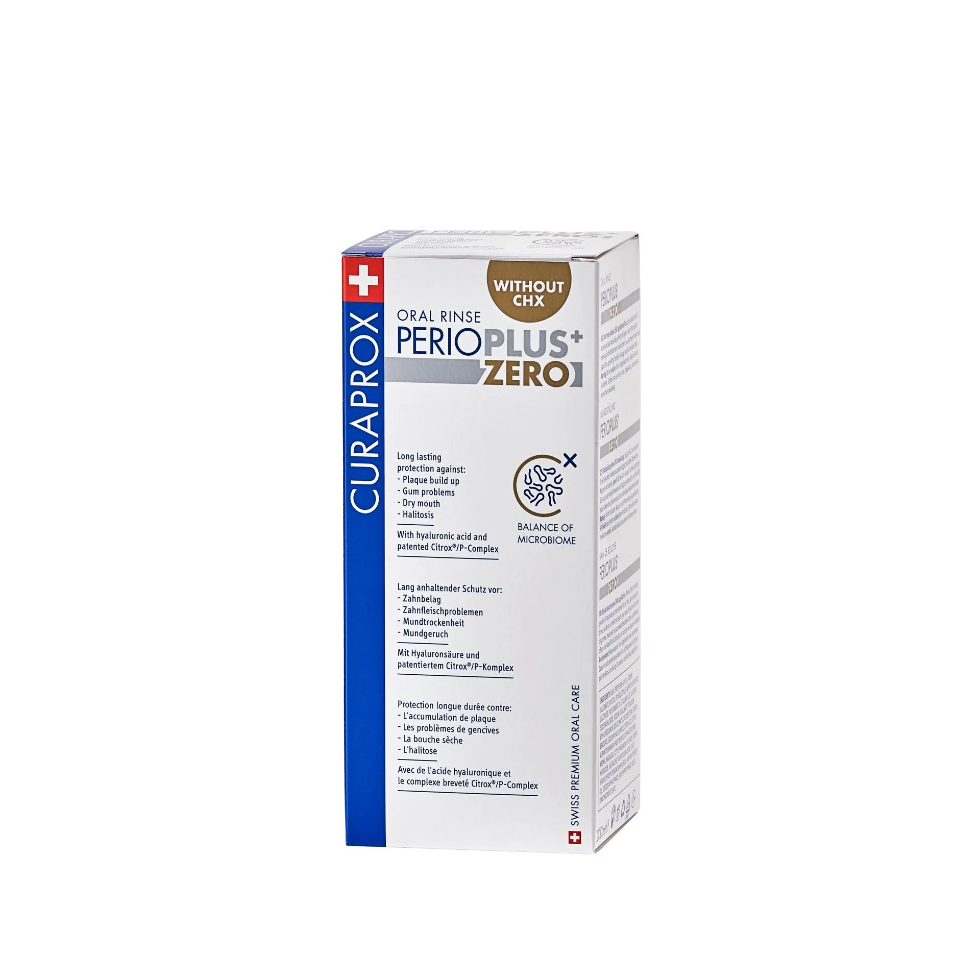 Curaprox Perio Plus+ Zero płyn do płukania jamy ustnej, 200 ml