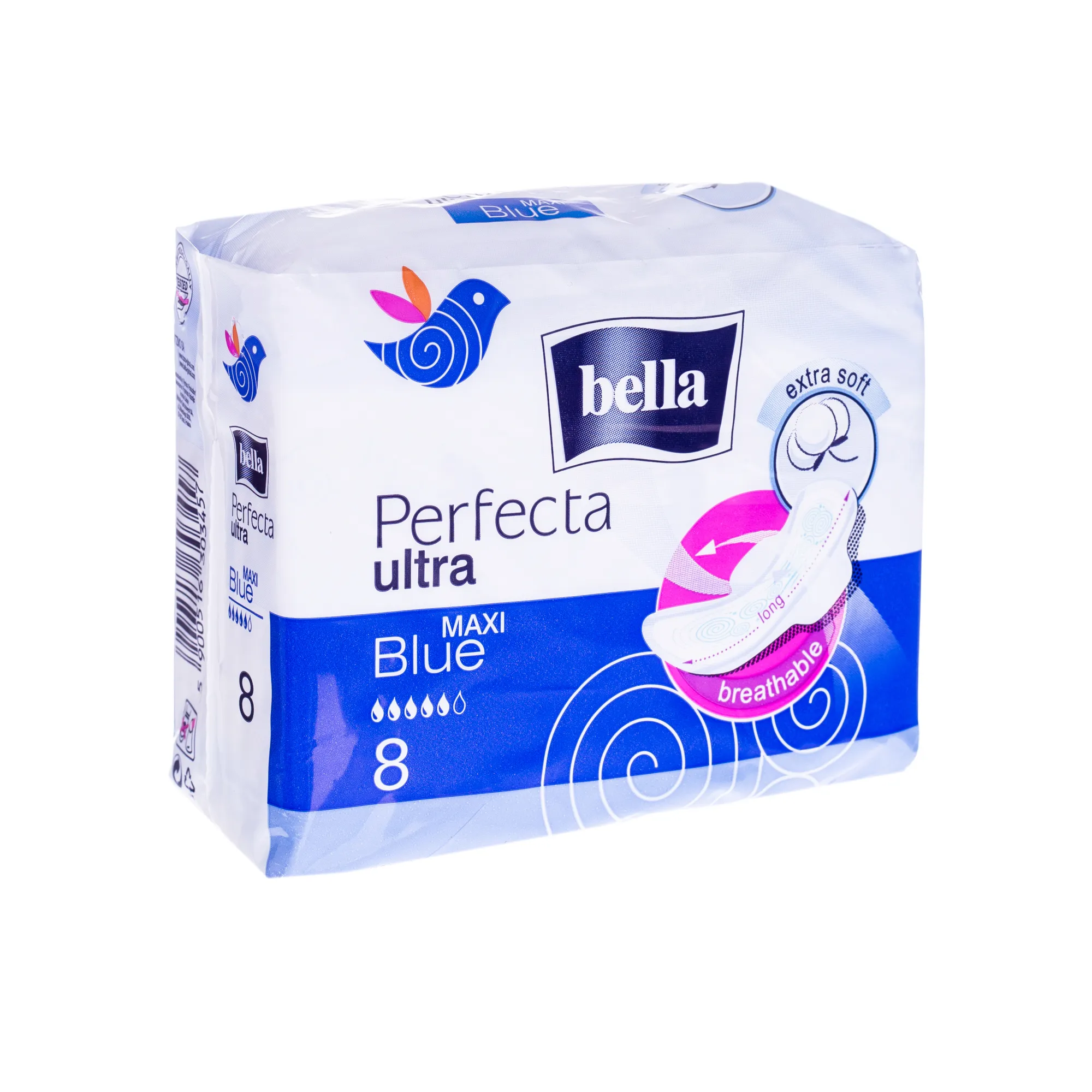 Podpaski. Bella Perfecta Ultra Blue Maxi, 8 sztuk