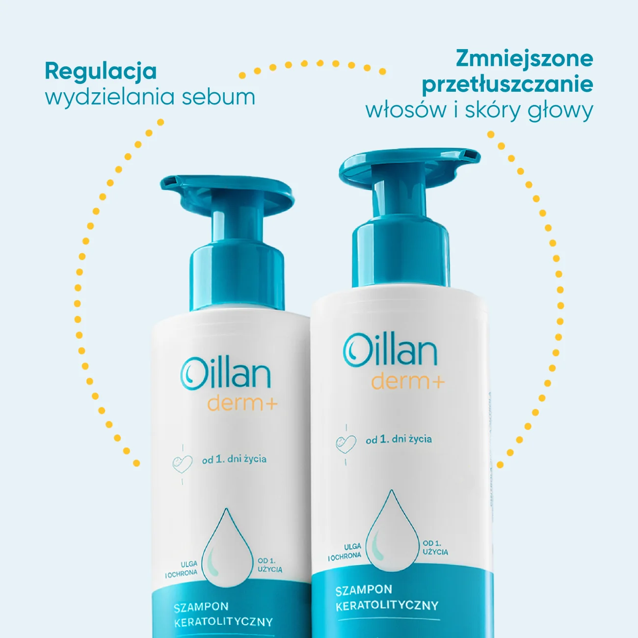 Oillan Derm+ Szampon kreatolityczny, 180 ml