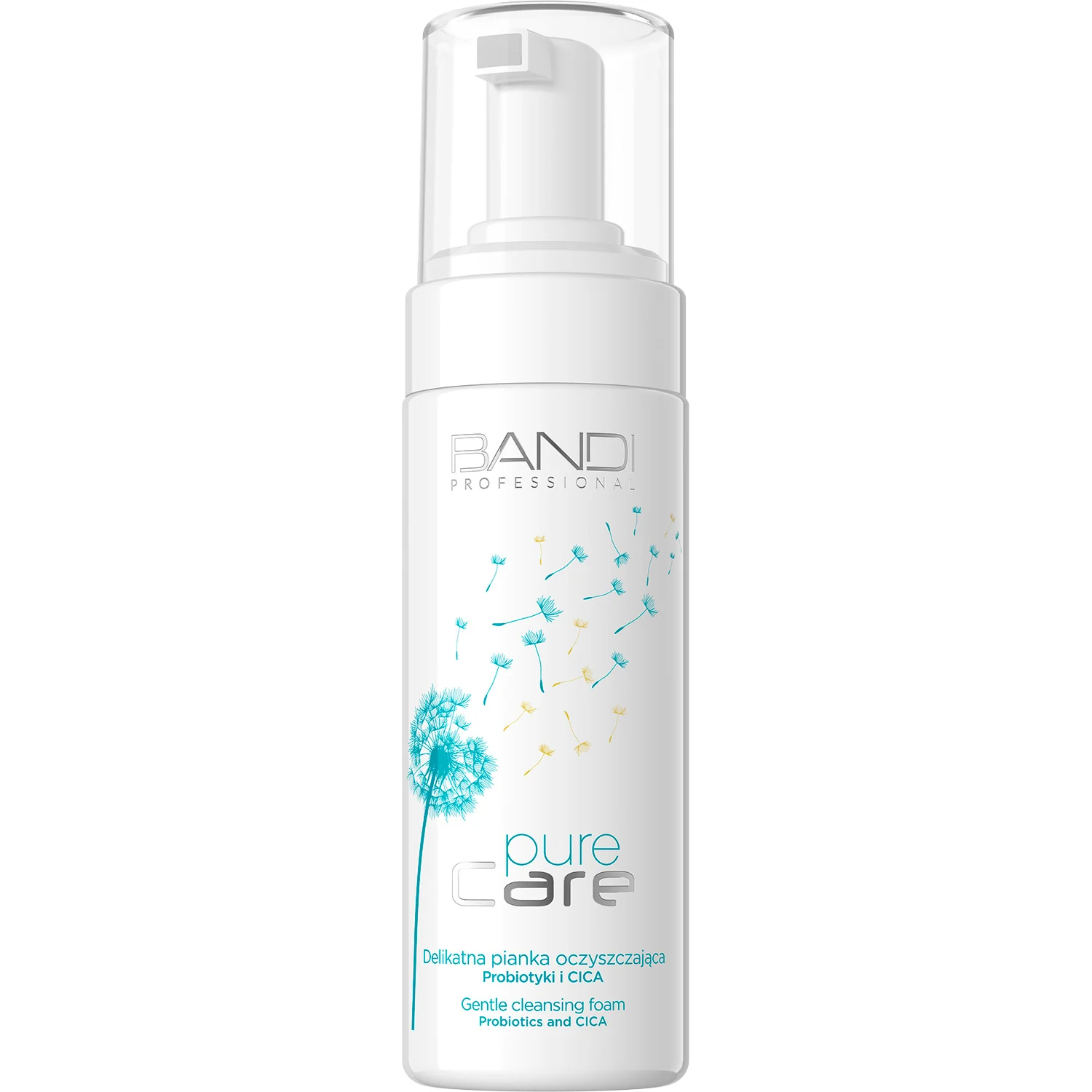BANDI Pure Care delikatna pianka oczyszczająca z probiotykami i CICA, 150 ml