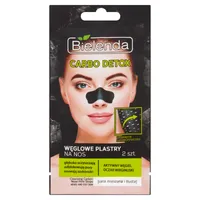 Bielenda Carbo Detox, węglowe plastry na nos, 2 sztuki