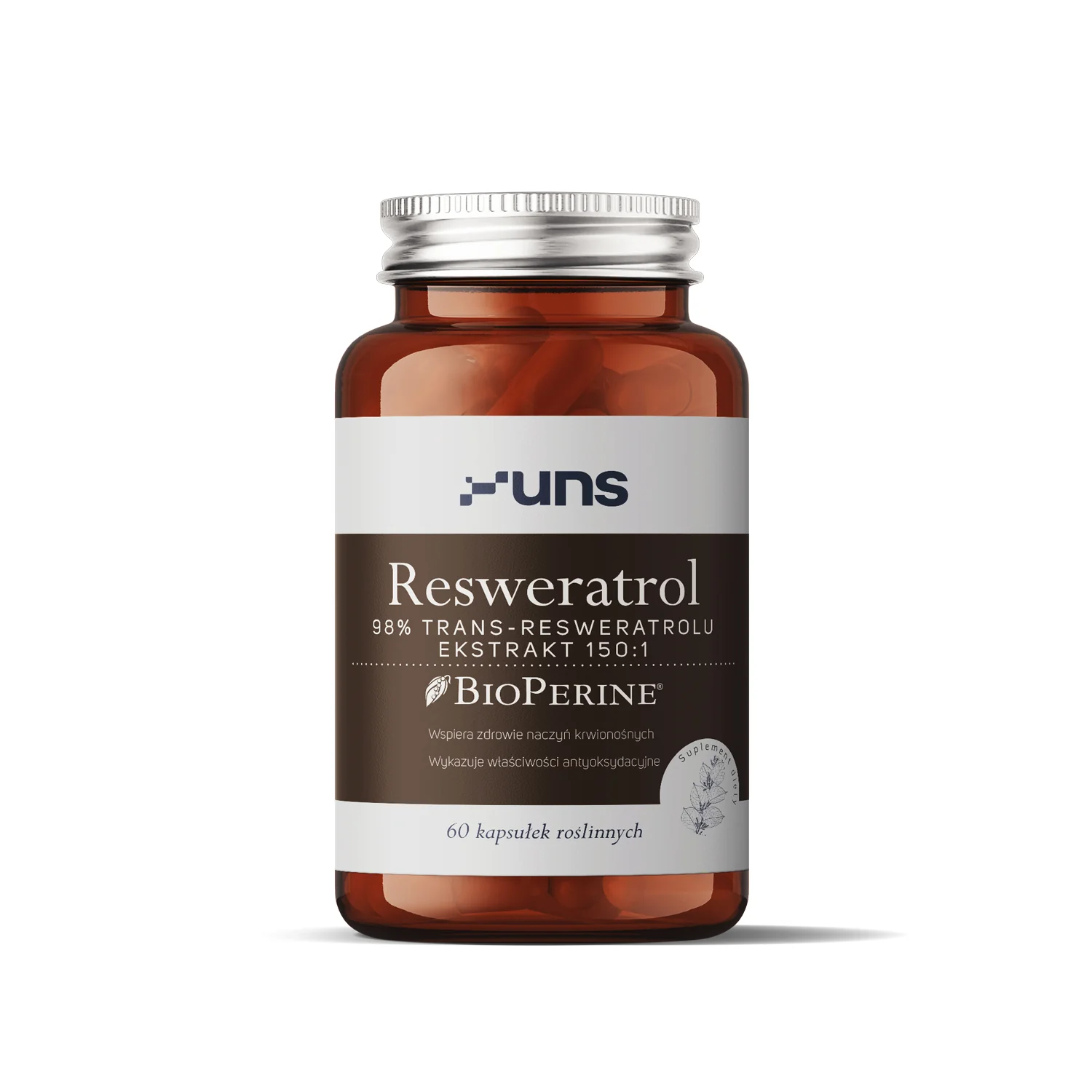 UNS Resweratrol + BioPerine® 60 wege kapsułek
