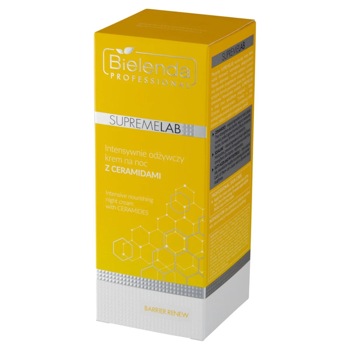 Bielenda Professional SupremeLab Barrier Renew intensywnie odżywczy krem na noc z ceramidami, 50 ml