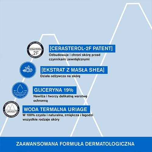 Uriage Xemose olejek do kąpieli i pod prysznic, 500 ml