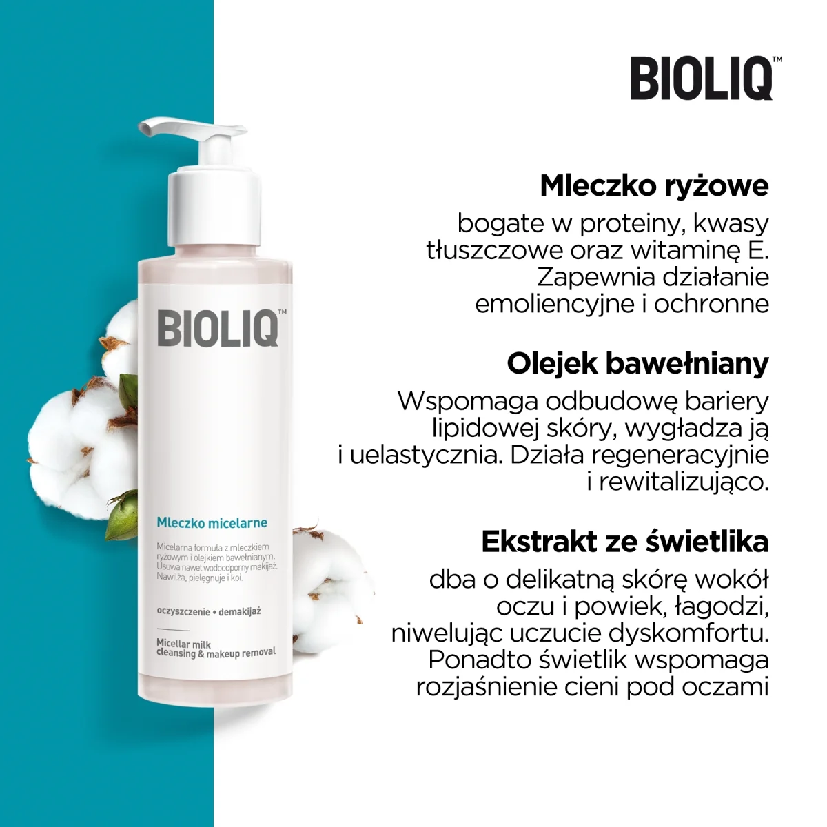 Bioliq Clean mleczko micelarne, 135 ml