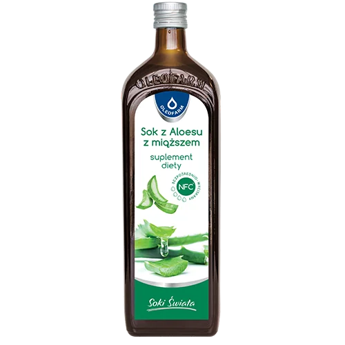 Aloevital sok z aloesu z miąższem, 1000 ml