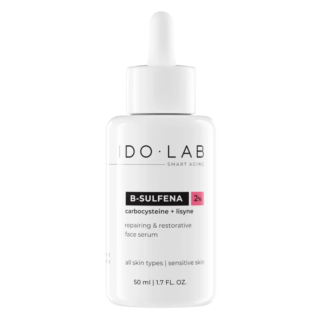 IDO LAB B-Sulfena regenerujące, naprawcze serum dla cery suchej, wrażliwej, łojotokowej, 50 ml