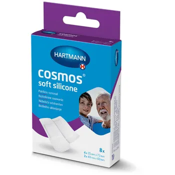 Plaster Cosmos Soft Silicone, 2 rozmiary, op. 8 szt. 