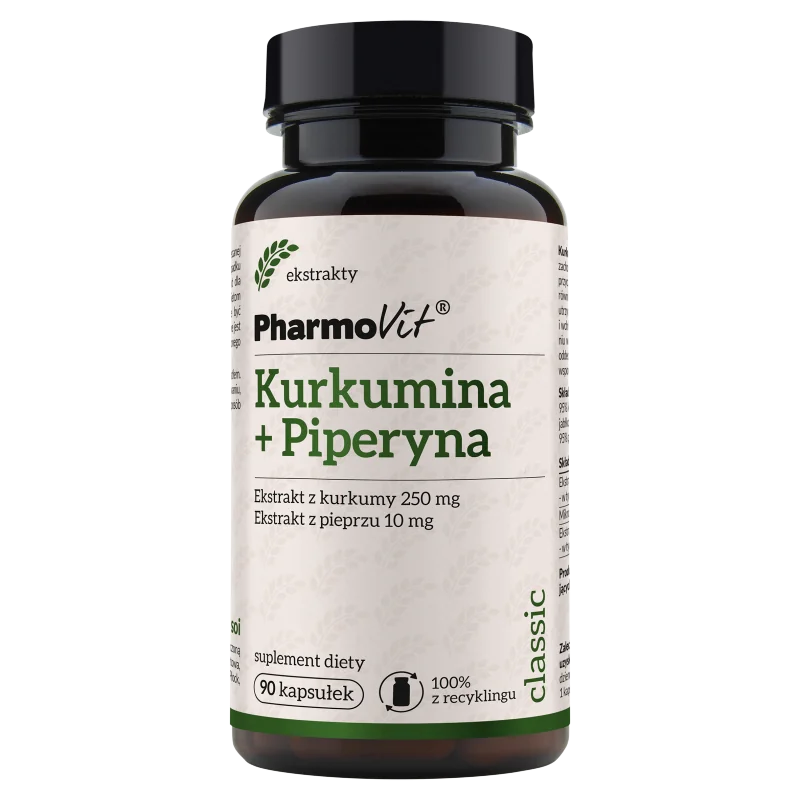 Pharmovit Kurkumina + Piperyna 90 kapsułek
