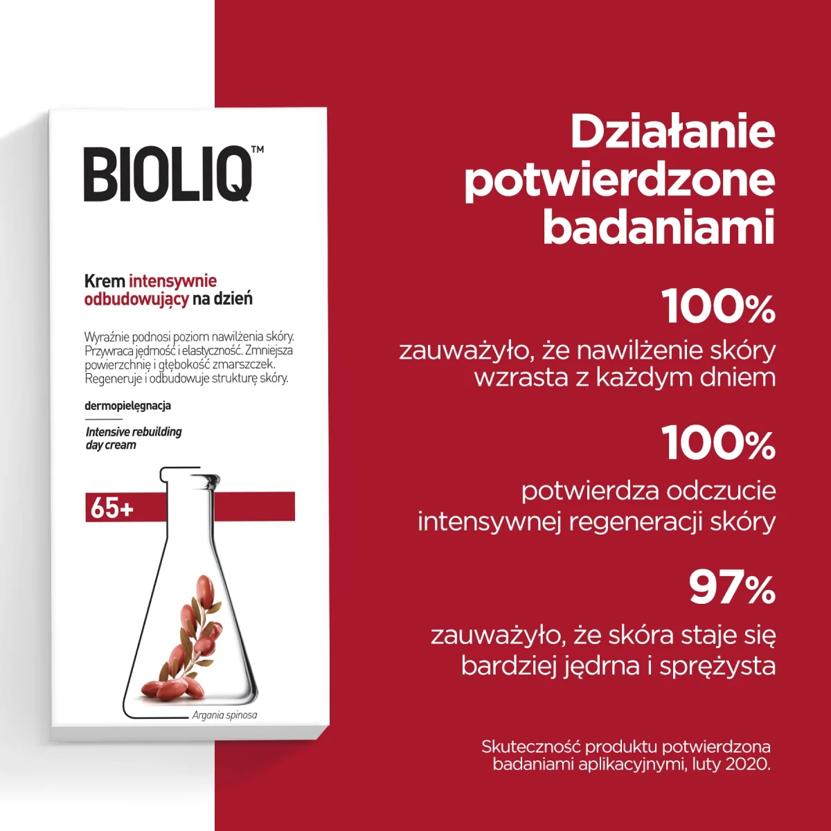 Bioliq 65+ krem intensywnie odbudowujący na dzień, 50 ml