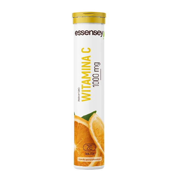 Essensey Multiwitamina Complex o smaku pomarańczowo-brzoskwiniowym, 20 tabletek musujących