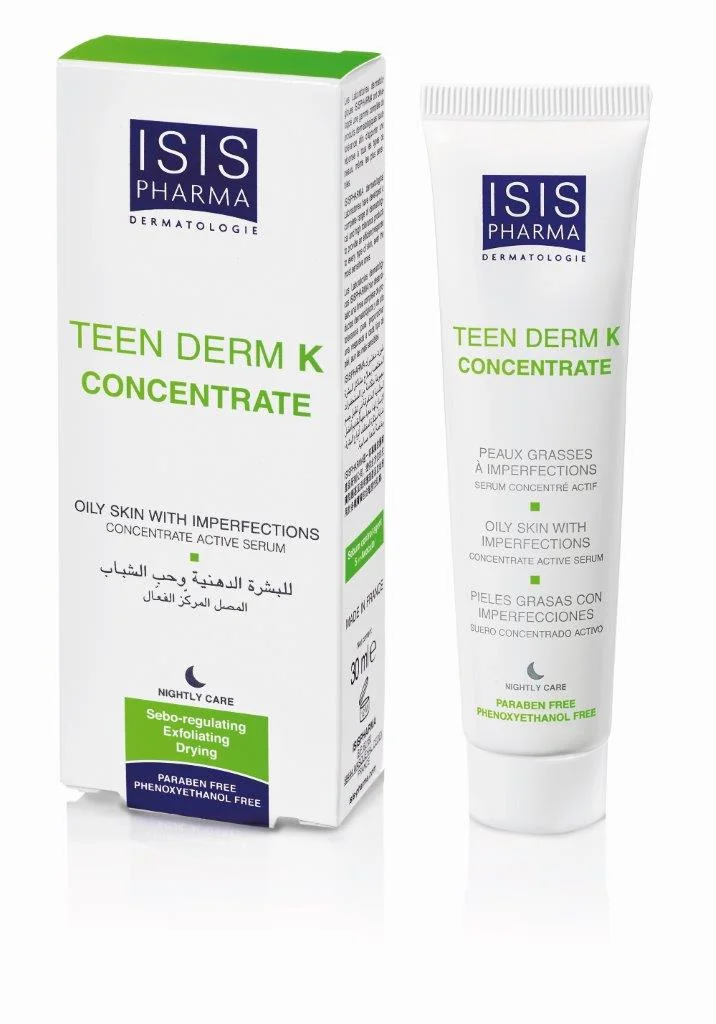 ISIS Pharma Teen Derm K, serum keratoregulujące do skóry tłustej i trądzikowej, 30 ml