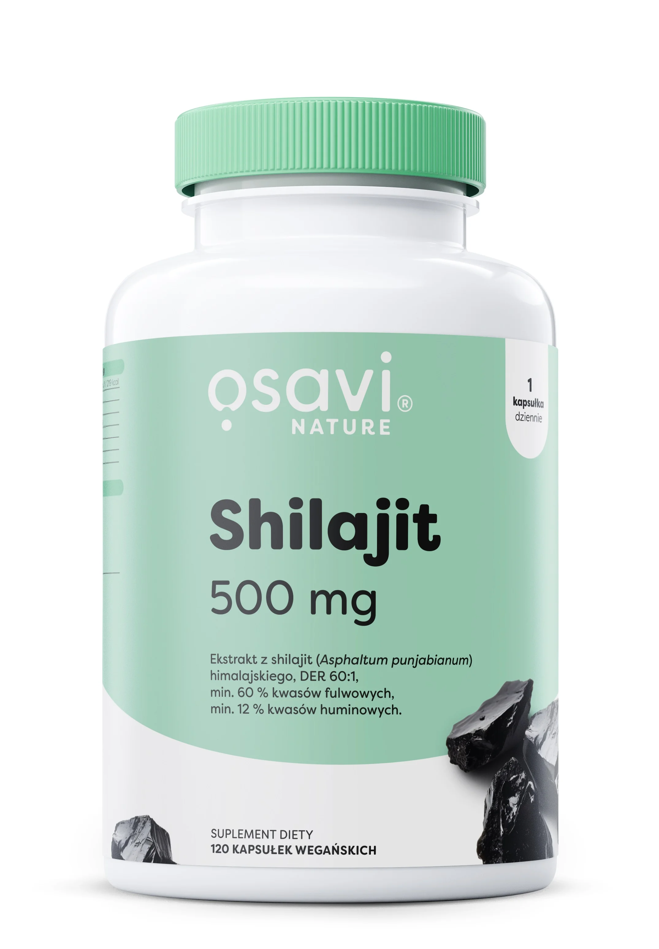 Osavi Shilajit 500 mg 120 kapsułek wegańskich