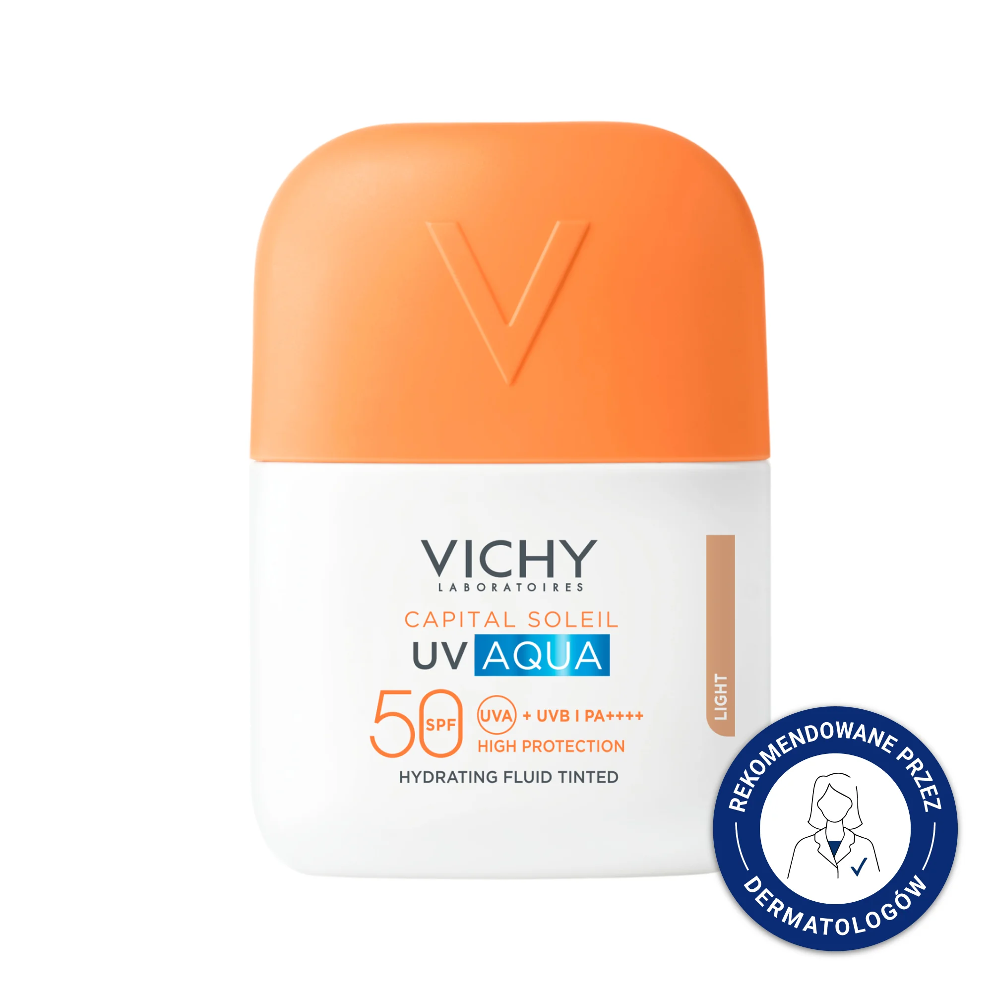Vichy Capital Soleil UV-Aqua nawilżający fluid koloryzujący SPF 50, 50 ml