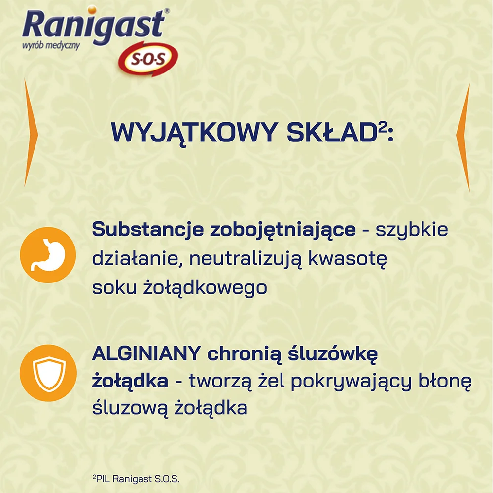 Ranigast SOS 24 tabletki do ssania