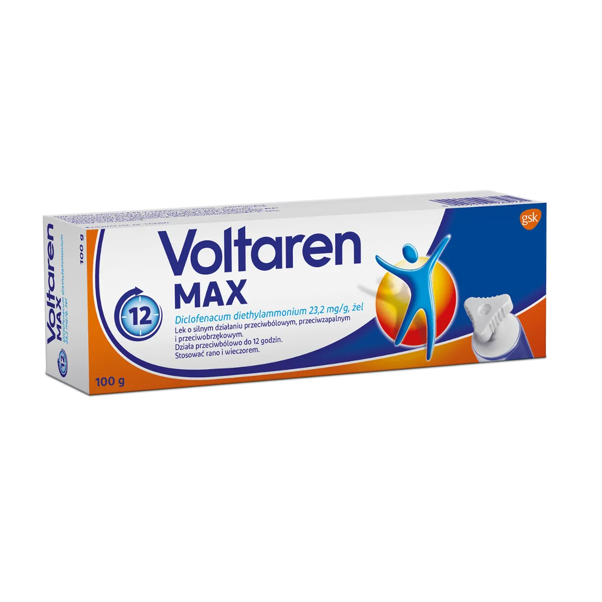 Voltaren Max, 23,2 mg/g, żel, 100 g 
