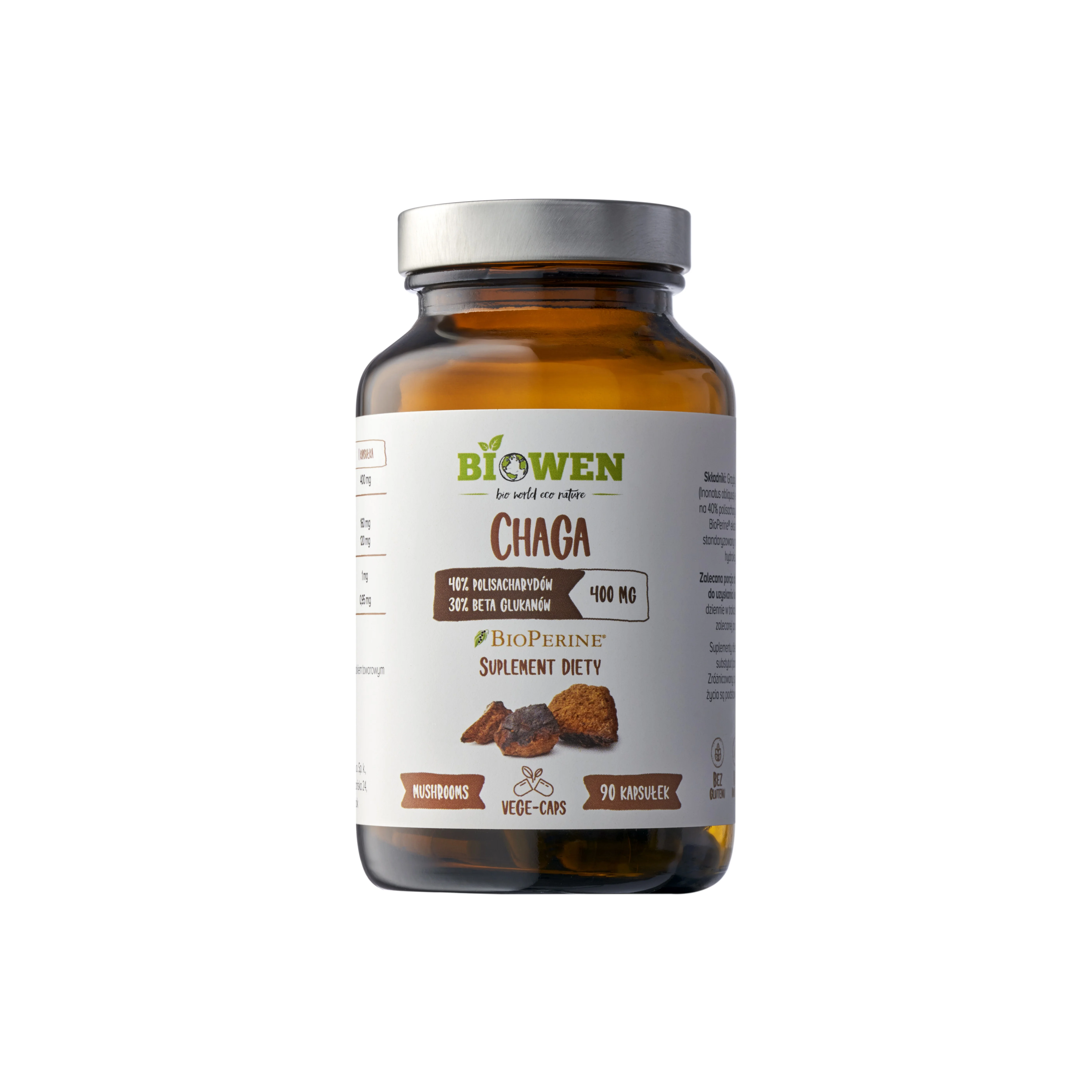 BIOWEN Chaga 90 kapsułek