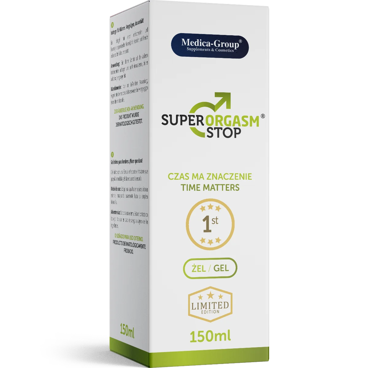 Super Orgasm Stop żel intymny dla mężczyzn, 150 ml