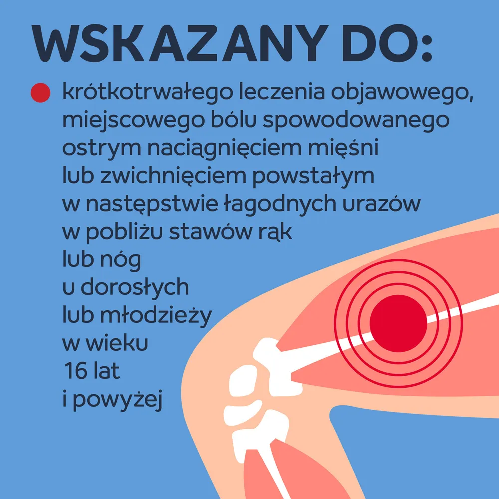 Nurofen Mięśnie i Stawy, 200 mg, plaster leczniczy, 2 sztuki 