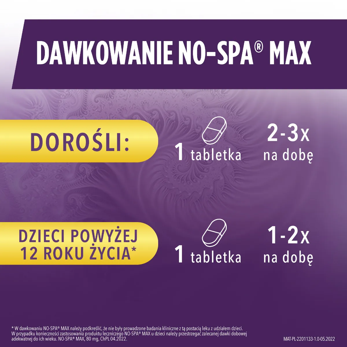No-Spa Max, 80 mg, 20 tabletek 