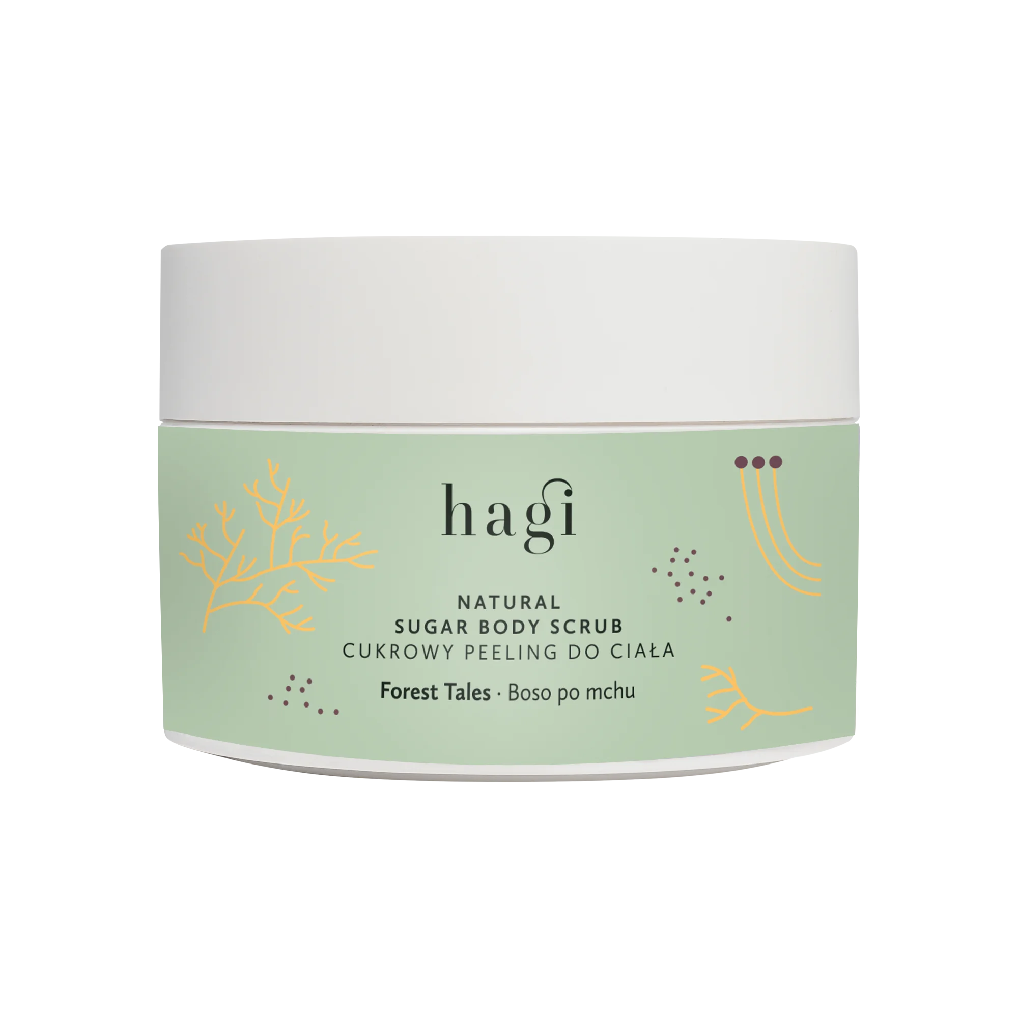 Hagi Boso po mchu cukrowy peeling do ciała, 200 g