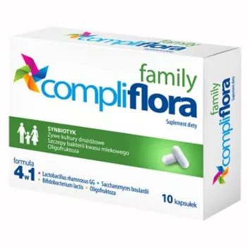 Compliflora Family, suplement diety, 10 kapsułek 