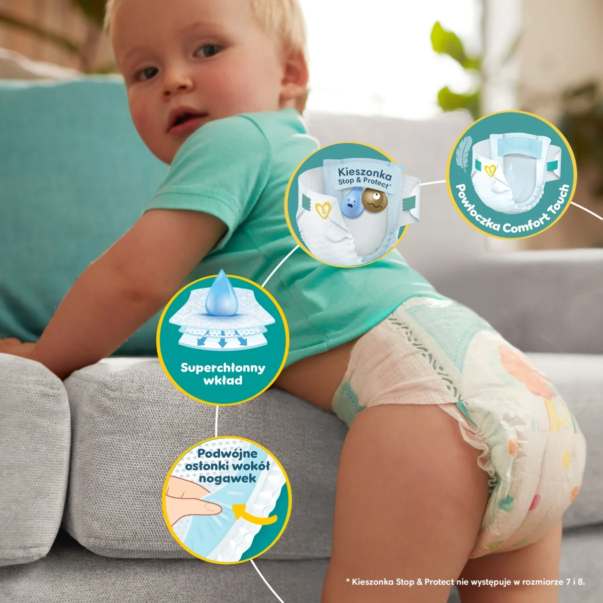 Pampers Active Baby 6 rozmiar 6, 13-18 kg, 128 szt.